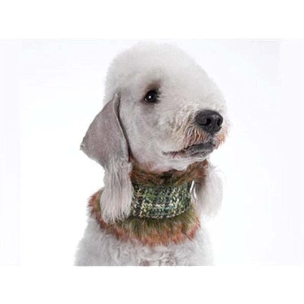 Green Tweed Muffler - small