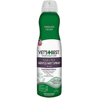 
              Vet's Best Flea and Tick Gentle-Mist Spray for Cats | Flea and Tick Spray with Certified Natural Oils | Gentle-Mist Spray for Easy Application and Control | 6.3 Ounces
            
