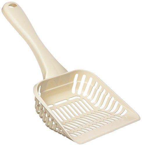 Petmate Litter Scoop w/Microban, Giant, Bleached Linen (29113)