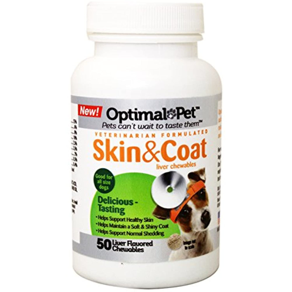 Optimal Pet 50 Count Dog Skin and Coat Chewables
