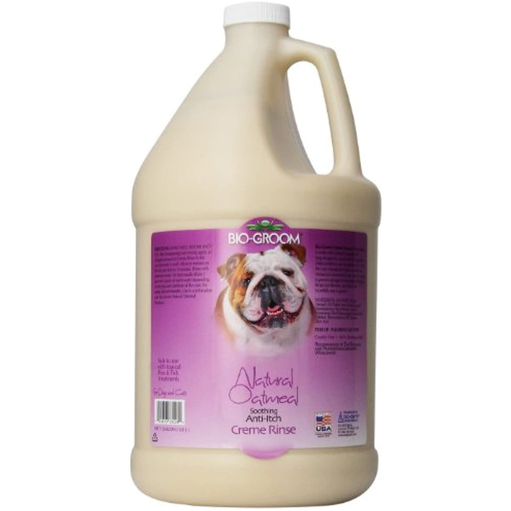 Bio-Groom Natural Oatmeal Anti-Itch Pet Creme Rinse, 1-Gallon