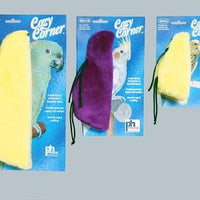 Prevue Pet Products BPV1161 8-Inch Cozy Corner Fleece Bird Blanket, Assorted colors, Medium