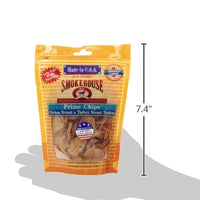 Smokehouse Pet Products 85458 Chicken Turk Chips Treat For Dogs, 4-Ounce