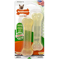 Nylabone FlexiChew Bone Dog Chew Toys Chicken Flavor X-Small/Petite - Up to 15 lbs.