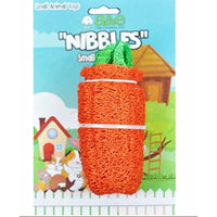 A&E Cage 644169 Nibbles Loofah Carrot for Small Animal Toy - Large