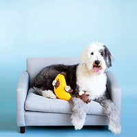 
              ZippyPaws - Zoo Friends Burrow, Interactive Squeaky Hide and Seek Plush Dog Toy - Monkey �n Banana
            