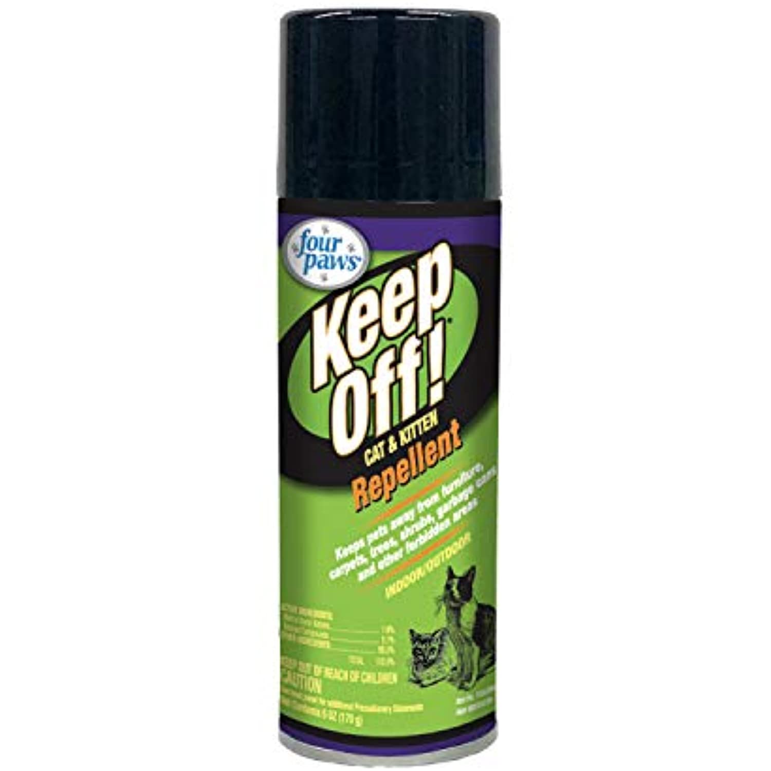 natural cat repellent for house plants Four Paws Keep Off! Indoor/Outdoor Cat & Kitten Repellent 6oz