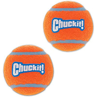 ChuckIt! Tennis Ball, Orange, Large, Shrink Sleeve 2-Pack