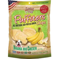 Loving Pets Puffsters Banana Chicken Treats for Dogs (4 oz)
