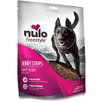 Nulo Freestyle Jerky Dog Treats: Healthy Grain Free Dog Treat - Natural Dog Treats for Training or Reward - Beef with Coconut Recipe - 5 oz Bag