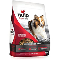 Nulo Freeze Dried Raw Dog Food For All Ages & Breeds: Natural Grain Free Formula With Ganedenbc30 Probiotics - Lamb Recipe - 5 Oz Bag
