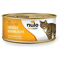 Nulo Adult & Kitten Canned Wet Cat Food (Chicken & Herring Recipe, 5.5 Oz, Case Of 24)