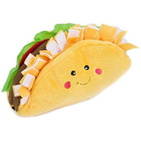 
              ZippyPaws - NomNomz Plush Squeaker Dog Toy for The Foodie Pup - Taco
            