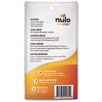 
              Nulo Freestyle Perfect Purees - Chicken Recipe - Cat Food, Pack of 6 - Premium Cat Treats, 0.50 oz. Pouches - Meal Topper for Felines - High Moisture Content and No Preservatives
            