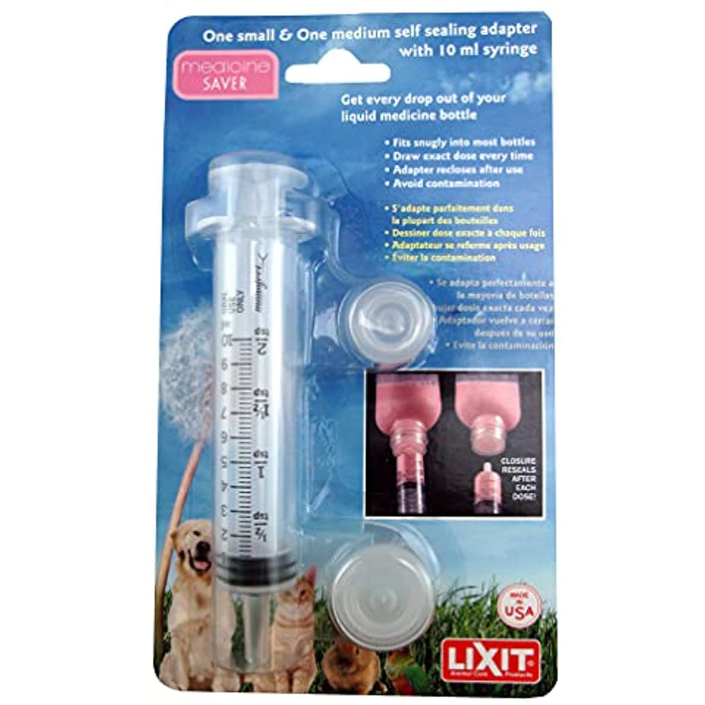 Lixit Hand Feeding Syringes for Baby Animals (10ML Saver)