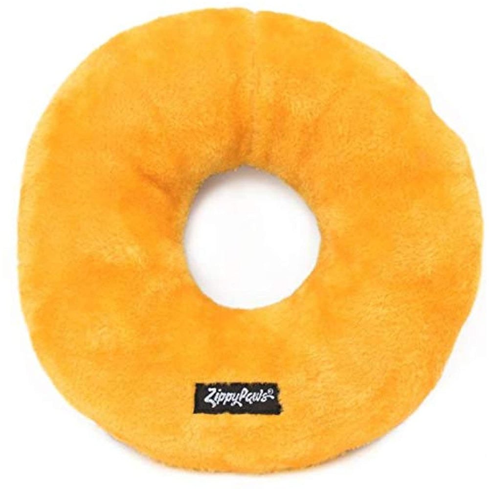 ZippyPaws ZP863 Jumbo Donutz Chocolate Squeak Toy, Brown