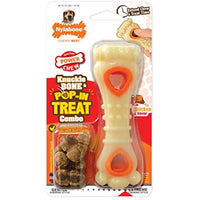 
              Nylabone Power Chew Knuckle Bone & Pop-in Treat Toy Combo Chicken Flavor Medium/Wolf - Up to 35 lbs.
            
