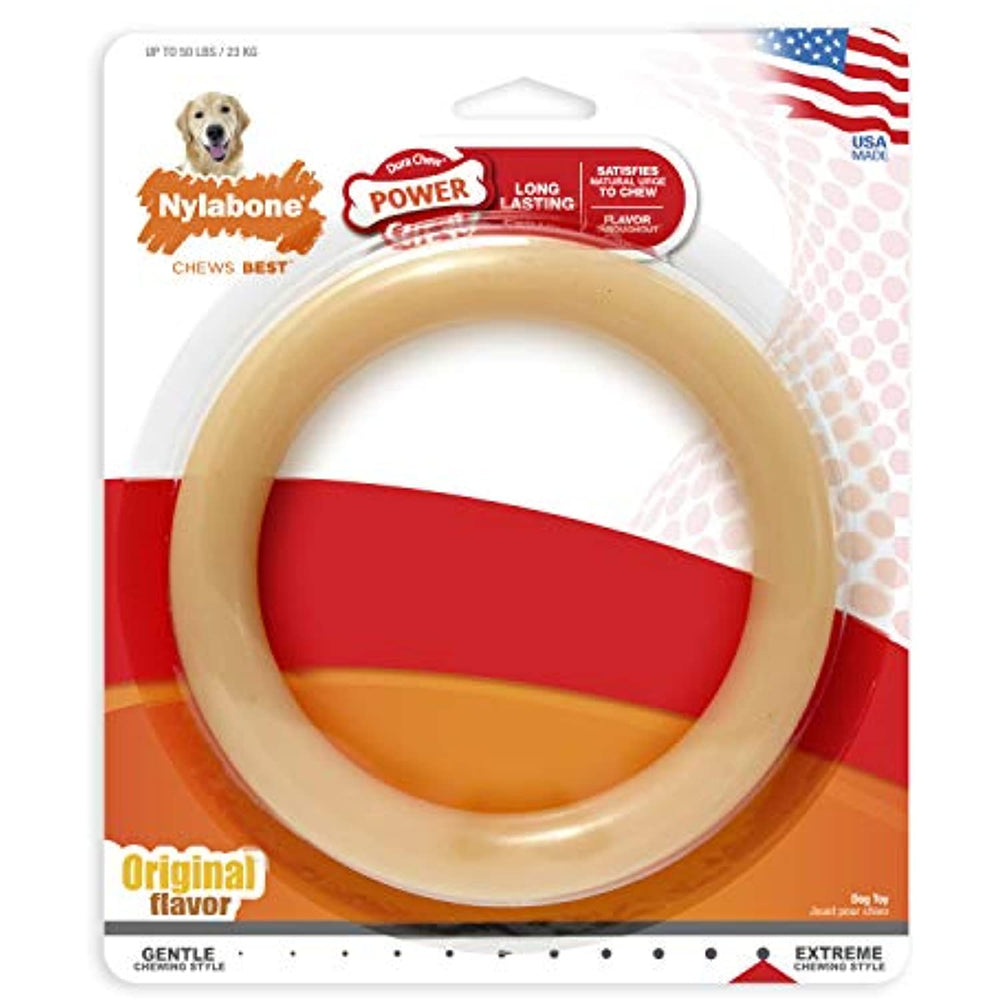 Nylabone Ring Power Chew Dog Toy Ring Original Large/Giant (1 Count)