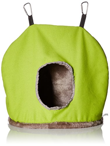 Prevue Pet Products BPV1165 Plastic/Fleece Snuggle Sack Bird Nest, Jumbo