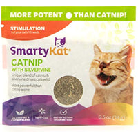 
              SmartyKat Catnip & Silvervine Blend for Cats & Kittens, Resealable Pouch - 0.5 Ounce
            