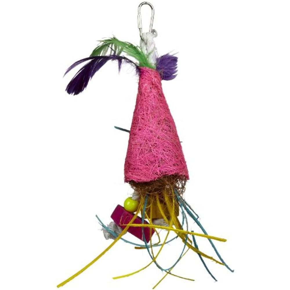 Tropical Teasers Bird Toy Color: Firecracker, Size: 3