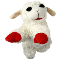 
              Multipet Plush Dog Toy, Lambchop, 10", White/Tan
            