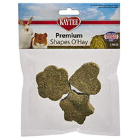 Kaytee Premium Timothy Treat Shapes O'Hay For Small Animals, 3 Count