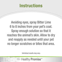 Four Paws Healthy Promise Bitter Lime Anti Chew Spray for Dogs and Cats Bitter Lime Flavor 8 Ounces