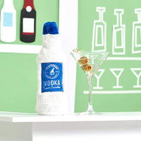 Zippy Paws - Happy Hour Crusherz Drink Themed Crunchy Water Bottle Dog Toy - Vodka