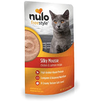 Nulo Freestyle Cat Silky Mousse Chicken Salmon 2.8 ounce 24 Pouches
