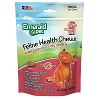 
              Emerald Pet - Feline Cat Treat, Cat Chew,  (Feline Health and Urinary Tract Control, 2.5 Ounces), CATSUPPLIE (00444-CU)
            