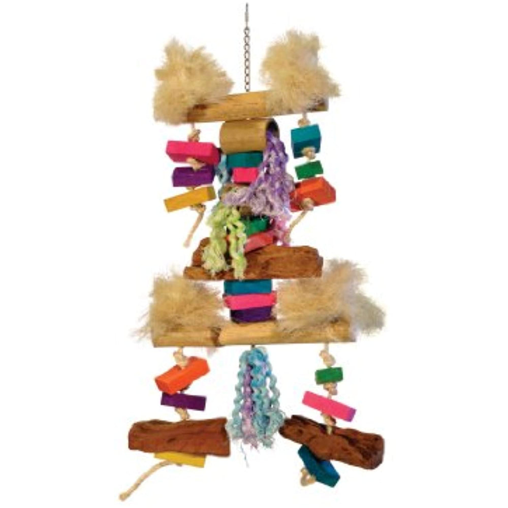 Prevue Pet Products 62472 Bodacious Bites Fluff N Stuff Bird Toy