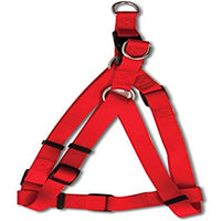 Petmate Nylon Step-in Harness, Red, 5/8" x 13-23"