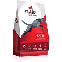 Nulo Frontrunner Dry Dog Food for Adult Dogs - Grain Inclusive Recipe with Beef, Barley, & Lamb - All Natural Pet Foods with High Taurine Levels - Animal Protein for Lean Strong Muscles