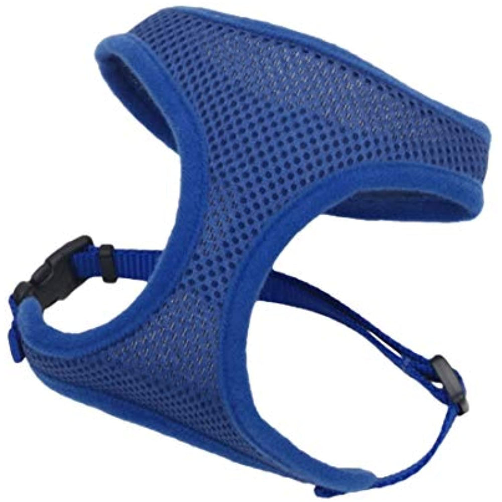 Coastal  Comfort Soft Adjustable Dog Dog Harness - Blue XX-Small For Dogs 5-7 Lbs