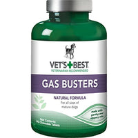 
              Vet's Best Gas Busters Dog Supplements | Gas, Bloating, Constipation Relief and Digestion Aid for Dogs | 90 Chewable Tablets
            