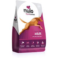 Nulo Frontrunner Dry Dog Food for Adult Dogs - Grain Inclusive Recipe with Pork, Barley, & Beef - All Natural Pet Foods with High Taurine Levels - Animal Protein for Lean Strong Muscles