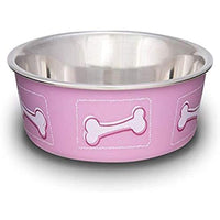 
              Loving Pets Coastal Bella Bowl for Dogs, Small, Pink
            