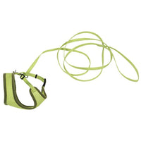 Coastal - Comfort Soft - Adjustable Cat Harness with 6' Leash, Lime, 3/8" x 14"-16"