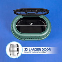 Petmate Top Load Pet Carrier for Cats, 19 Inches Long, Holds Pets Up to 10 Pounds, Purple