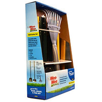 
              Wee-Wee Dog Waste Pick-Up Tool Set with Rake, Spade & Pan, Large
            