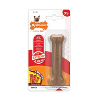 Nylabone Dura Chew Petit Bacon Flavored Bone Dog Chew Toy, X-Small
