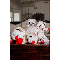 
              Multipet Plush Dog Toy, Lambchop, 10", White/Tan
            