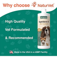 
              NaturVet Septiderm-V Skin Care Bath Wash for Dogs & Cats – Pet Health, Dog Skin, Itching, Hot Spots – Pet Shampoo, Grooming Aid – 16 Oz.
            