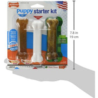 
              Nylabone Puppy Starter Kit Dog Chew Toys & Treat Chicken & Bacon Flavor Small/Regular - Up to 25 lbs.
            