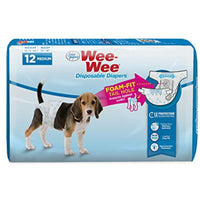 
              Four Paws Wee-Wee Disposable Dog Diapers 12 Count Medium
            