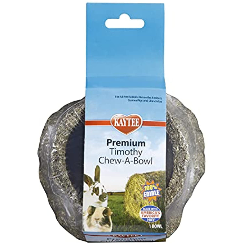 Kaytee Premium Timothy Treat Chew-A-Bowl For Small Animals