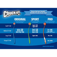 Chuckit! Tennis Fetch Ball Dog Toy; Non Abrasive Felt is Safer for Dog's Mouths; Small 2-Pack, 2 Inches Diameter