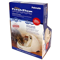 Petmate Deluxe Fresh Flow Cat, Bleached Linen, 50 Oz, 1 Count (Pack of 1)