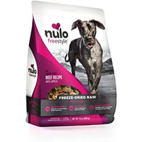 
              Nulo Freeze Dried Raw Dog Food For All Ages & Breeds: Natural Grain Free Formula With Ganedenbc30 Probiotics For Digestive & Immune Health - Beef Recipe With Apples - 13 Oz Bag
            